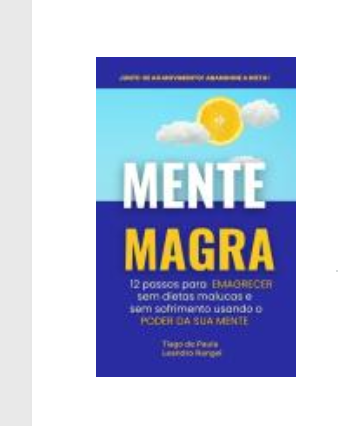 Livro: Mente Magra — Tiago de Paula